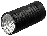 tubo pvc liso multicapa encol. 125mm Manguera flexible de PVC con alambre de acero y revestimiento de aluminio en el interior para estabilización y aislamiento