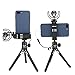 Compatible iPhone Tripod Mount, Adapter with Cold Shoe - Ulanzi ST-02S, Cell Phone Tripod Mount, Tripod Phone Mount, Aluminum Phone Tripod Adapter, Metal Smartphone Tripod Mount