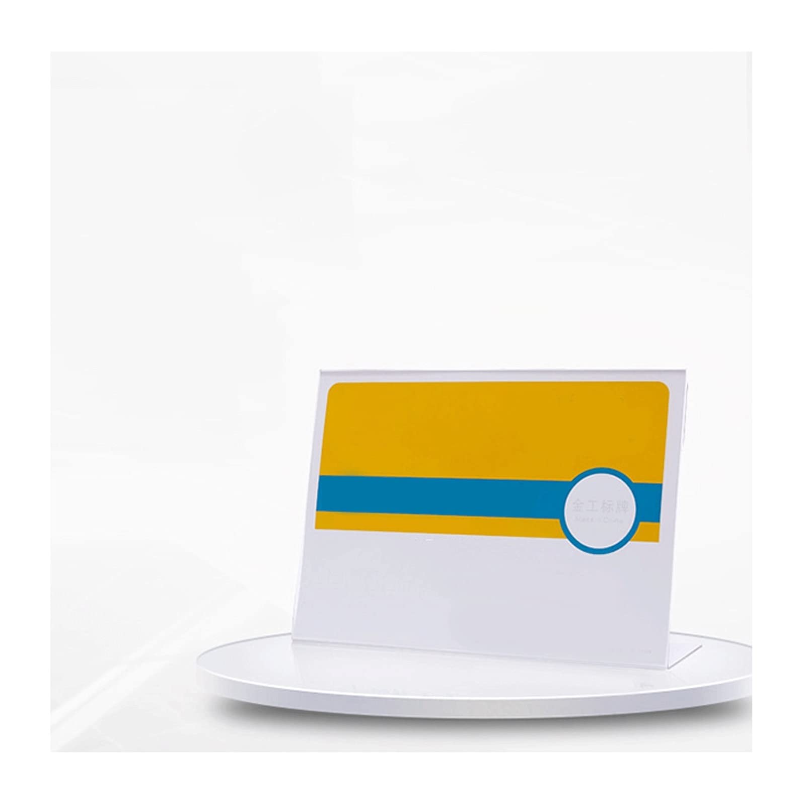 QINGGANGLING999 Restaurantes Soporte de Pantalla Soporte de Signo acrílico Inclinado, 8,5 x 11 Pulgadas Marcos de anuncios Catering, Tienda Eventos de conferencias (10 PCS) Soporte de Cartel