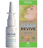 Clear Revive Nasal Spray, Allergy Medication for Fast Relief of Nasal and Sinus Irritation, Dryne...