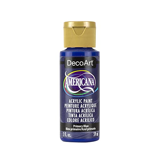 Image of DecoArt Americana Acrylic Paint, 2-Ounce, Primary Blue