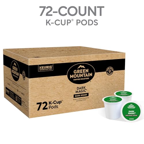 Image of Green Mountain Coffee Roasters Dark Magic Keurig Single-Serve K-Cup Pods, Dark Roast Coffee, 72 Count