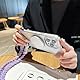 Emlivi Magnetisch Handykette Hülle für iPhone 16 Pro Max [Kompatibel mit Mag-Safe] Necklace Handyhülle TPU Case mit Kordel zum Umhängen Stoßfest Schutzhülle mit Band für iPhone 16 Pro Max, Weiß