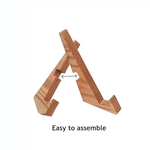 Agirlvct Cookbook Stand,Wooden Decoration Cook Book Stand For Kitchen Counter Holder Also For Ipad Counter Book Record Display Farmhouse Recipe Book Holder #TOP3