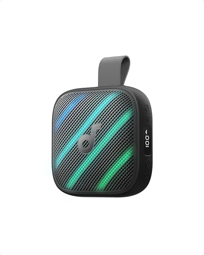 soundcore Boom Go 3i Portable Bluetooth Speaker by Anker, 24H Playtime, 15W Punchy Sound, Emergency Power Bank, Powerful BassUp 2.0, Bluetooth 6.0, IP68 Waterproof for Hiking/Cycling/Camping (Black)