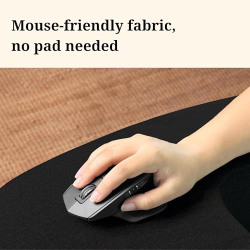 Image of CUSHIO Lap Desk & Wedge Combo for Laptops, Study and Reading | Memory Foam Adjustable Wedge with Headrest for Back Support & Lap Desk Pillow-Gaming & Reading Pillow (Black)