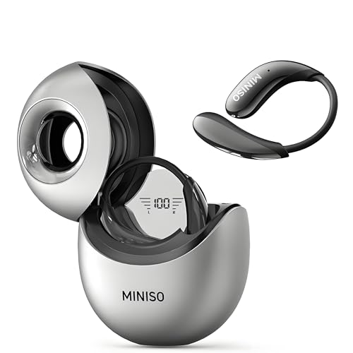 MINISO MS206 AI Translation Earbuds Real Time,3-in-1 Translator Earbuds with 134 Languages,Online Translation Headphones fit iPhone & Android,Suitable for Travel, Business, Learning