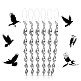 【Matériaux de qualité supérieure】Nos poteaux anti-oiseaux Tiges Rotatives Anti-Oiseaux Argentées sont fabriqués en plastique épais, robuste et durable, avec une surface lisse et brillante. Chaque poteau est muni d'un cordon élastique pour une suspension facile. Remarque : Le cordon élastique est relativement fragile ; il est recommandé de le remplacer par un cordon plus résistant