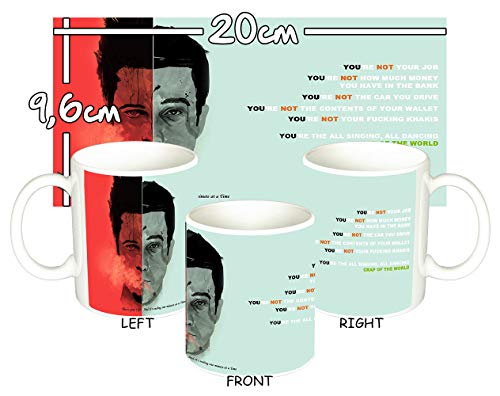 MasTazas El Club De La Lucha Fight Club Brad Pitt Edward Norton B Taza Mug