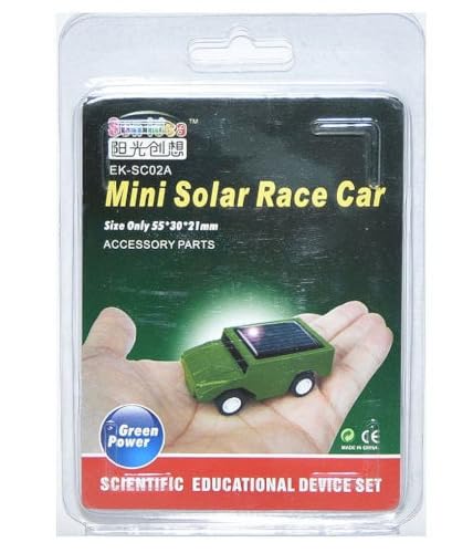 Sun idea Mini Solar Race Car Set in Green (EK-SC02A)