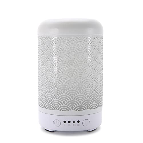 Essential Oil Diffuser Metal Diffuser 100 Ml Ultrasonic Timer Night Lights And Auto Off Function Humidifier Aromatherapy Diffusers For Bedroom Home #TOP1