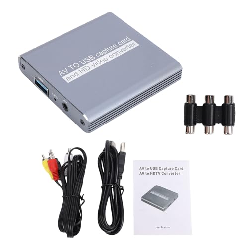 Tarjeta de Captura de Vídeo USB de Cintas Antiguas a MP4 Convertidor de VHS a Digital HDMI 7
