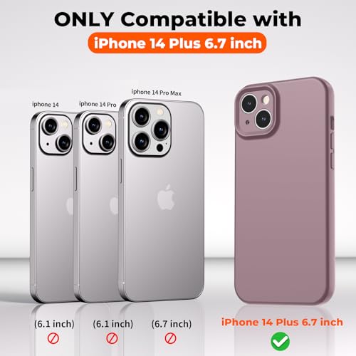 Coque iPhone 14 Plus avec doublure microfibre et protection caméra