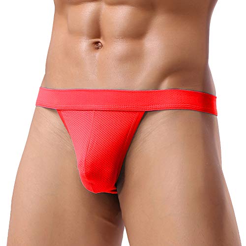 Summer Code Mens Micro Mesh Stretch Thong T-Back Sexy Underwear #TOP2