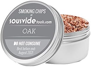 Polyscience Bourbon Soaked Oak Wood Flavour Wood Chips for Smoking Gun (250ml)