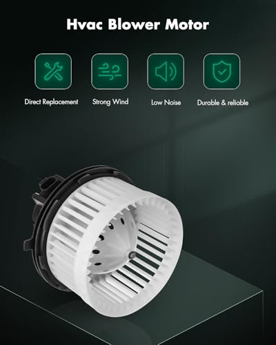 image for SCITOO HVAC Heater Blower Motor with Fan Cage Front 700089 for Cadilla