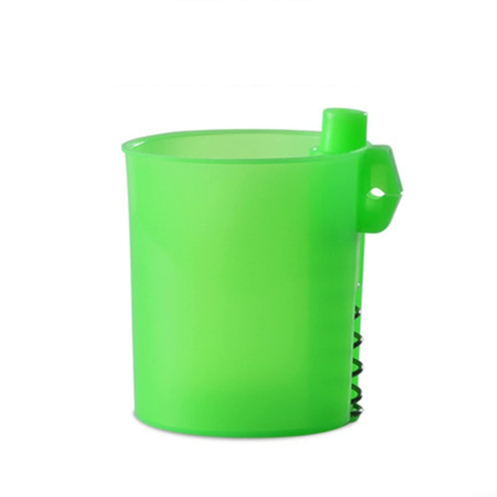 Carp Pole Pots Pellet Cup Fishing Rod Clip Feeder Cup - for DURABLE Bait Accessory for Fishing(Green)