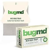 BugMD - Bed Bug Traps (12 Pack) - Bed Bug Interceptors, Bed Bug Prevention, Glue Traps, Insect Trap