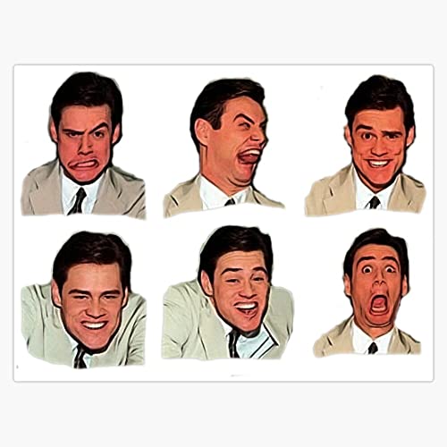 Jim Carrey Faces, Cartoon Digital Artwork, Cool Funny Comedy Movies,