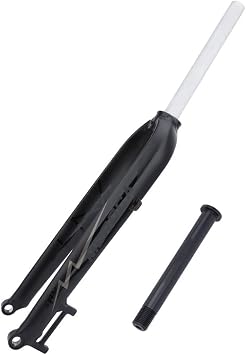 Bike Rigid Fork 26 27.5 29 Mountain Bike Fork Thru Axle 15x110mm Boost Fork 1-1/8" Straight Disc BrakeBlack