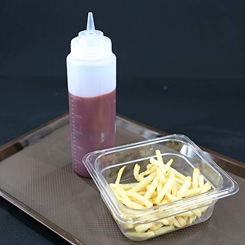 Miniatura 5 de Dispensador de botellas de plástico para apretar de 12 onzas, recargable, paquete de 6