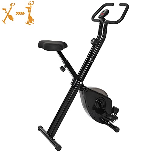 Stationary Bike, Indoor Cycling Bike Folding Upright Bike
