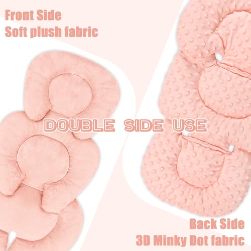 Image of GFU Infant Stroller mat, Fits for Stroller, Swing, Orange