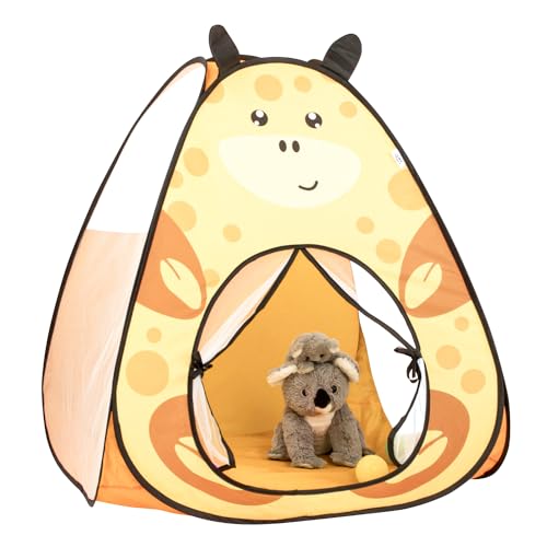 Amazon Brand – Jam & Honey Giraffe Tent for Kids | Pop-up and Play