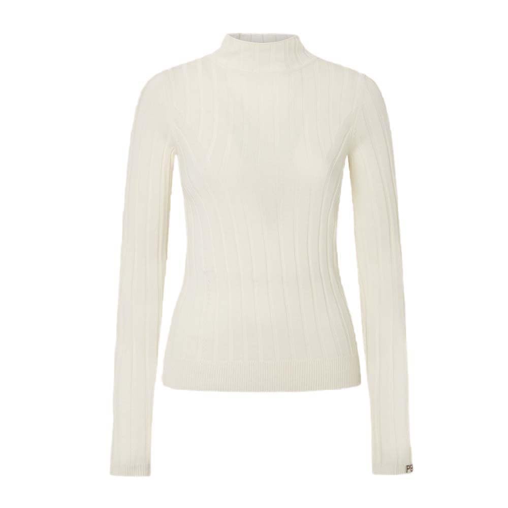 Pepe Jeans Women's Izabel Turtleneck, Knitwear, White, XS