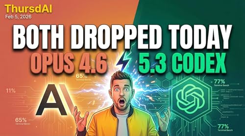 📆 ThursdAI - Feb 5 - Opus 4.6 was #1 for ONE HOUR before GPT 5.3 Codex, Voxtral transcription, Codex app, Qwen Coder Next & the Agentic Internet