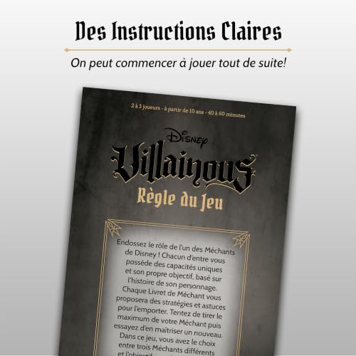 Jeu de Stratégie Ravensburger Disney Villainous Extension 1 – Mauvais Jusqu'à L'Os - vue 9