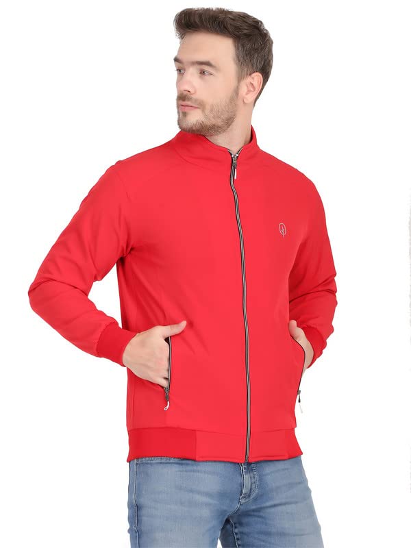 Image of Blueficus Winter Jackets For Men || Men's Solid Wind Cheater Jacket With Zipper || Casual And Sports Jacket