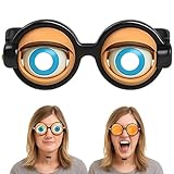 Ya en mundofriki.es: Gafas de guiño para actuaciones, gafas de guiño, vidrio divertido con acción de parpadeo manual, vidrio ligero y novedoso, gafas parpadeantes novedosas, gafas de sol divertidas de ojo loco (A01)