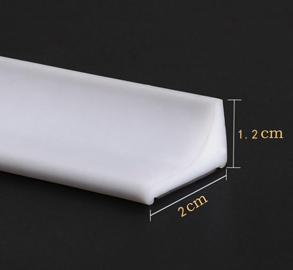 Barrera de Agua para Ducha Tira de Sellado para mampara de Ducha, Suelo de habitación húmeda, Protector de Agua de 39 Pulgadas para Fregadero de Cocina, umbral de Ducha, Barrera de Presa de Agua, tir