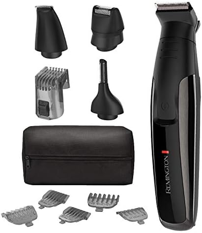 RemingtonPG6171 The Crafter - Beard Boss Style and Detail Kit, Beard Trimmer, Grooming Set, Platinum, 11 Pieces