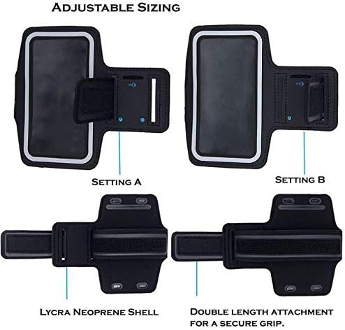 Running Armband Sports Compatible with Motorola Moto Z4, Gym Workout Case Cover Band Arm Strap Reflective Water Resistant for Moto Z4 Phone Model