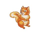 Baby Squirrel, Animals, Embroidered, Iron on Patch