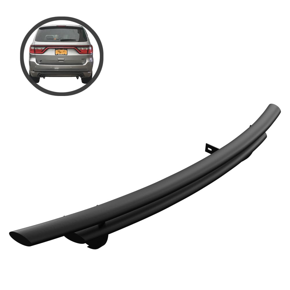 VANGUARD VGRBG-1761BK Black Powdercoat Double Layer Rear Bumper Guard | Compatible with 11-22 Dodge Durango