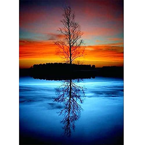Diamond Painting Complet Grand Format 60x140cm pour Décoration Salon Chic