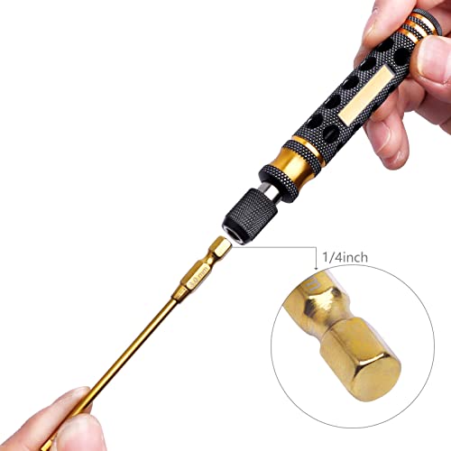 Allinrc 1.5 2.0 2.5 3.0Mm Hex Bit Set Allen Wrench Drill Bits Hex Nut Driver 7Mm, 8Mm & Phillips Screwdriver Bit Compatible With Power Drills Impact Driver Electric Screwgun Rc Hobby Tools Kit(7-Pack) #TOP2