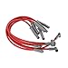 MSD 31869 Super Conductor Spark Plug Wire Set, Red