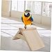 Happyyami 2pcs Wooden Pigeon Perch Stand Dove Rest Rack for Pet Birds for Pigeons Parrots and Doves Natural Wood Bird Perch for Comfortable Resting and Play