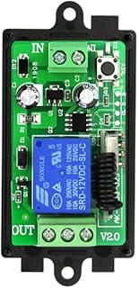 2000M Long Range DC12V 24V 1CH RF Industrial Wireless Remote Control Relay Switch Light/lamp/Window/Garage Doors shutters - (Color: Black, Voltage: 24V, Size: 315NHZ)