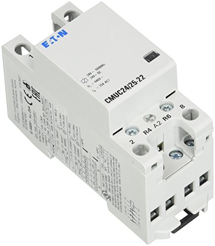 Contacteur monobloc Eaton 137402 modulaire 4 poles 25A 24V