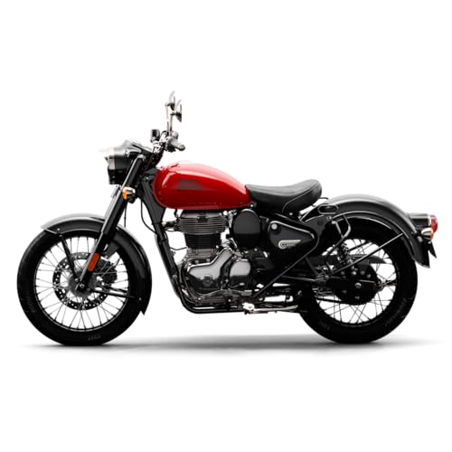 Image of Royal Enfield Classic 350 with Disc & Spoke Wheels Motorcycle (Redditch Red) Booking for Ex-Showroom Price