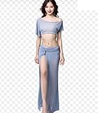 ★ Warme Anzeige: Handwäsche empfohlen. Perfekt für Bauchtanz, Latein Tanz, Performance, Bühne, Karneval Show, Festival. Flamenco, Halloween, Zigeuner, Pub-Show, Foto-Shooting, usw.