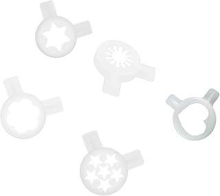 5PCS Universally Fit Food Grade Silicone Ice Cream Maker Nozzle Replacement Parts for Multiple Brands Easy Installation Ice Cream Machine Nozzle Replacement