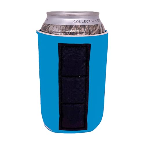 Blank Magnetic Can Coolie (25 Pack, Neon Blue)