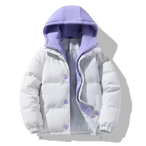 Veste d'hiver homme en coton matelassé ample rétro - 6
