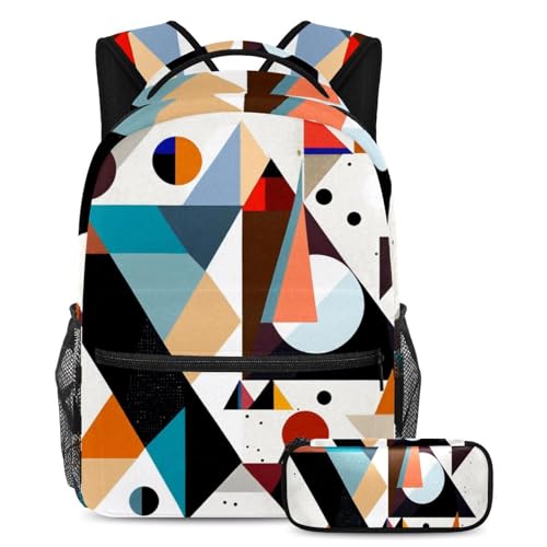 Sac à dos ergonomique et trousse géométrique pour soulager le dos des élèves